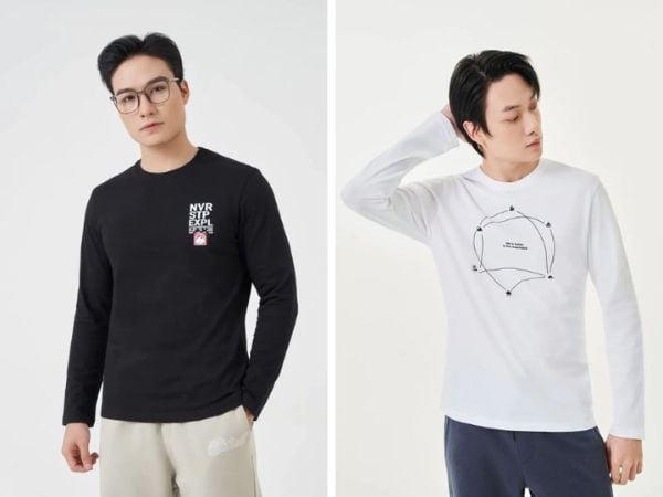 shop bán áo thun nam dài tay đẹp
